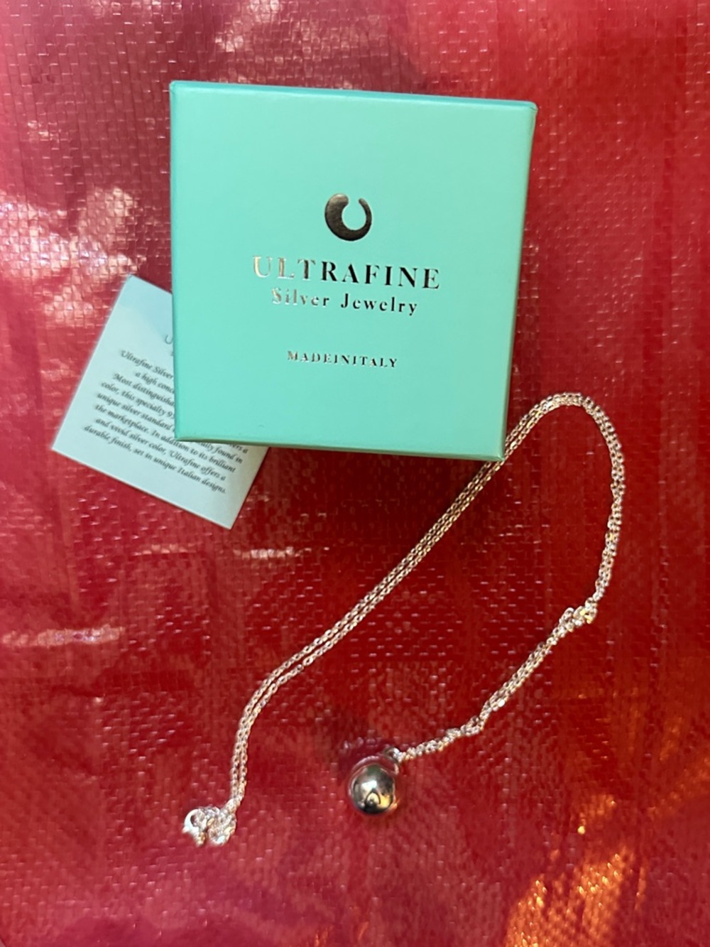 Ultrafine necklace